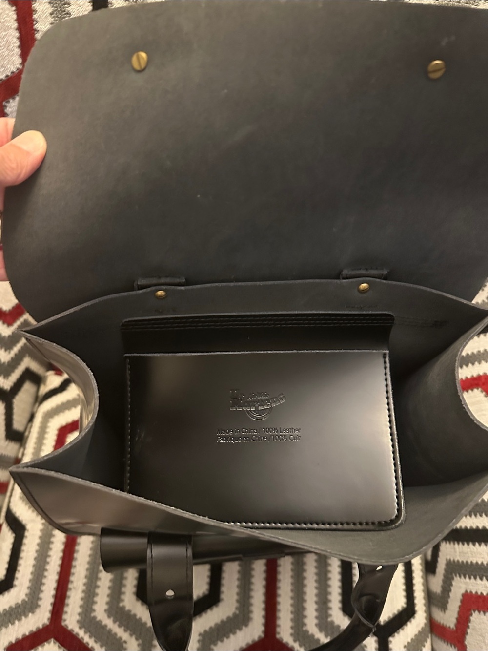 Dr Martens black Kiev backpack - Picture 7 of 10
